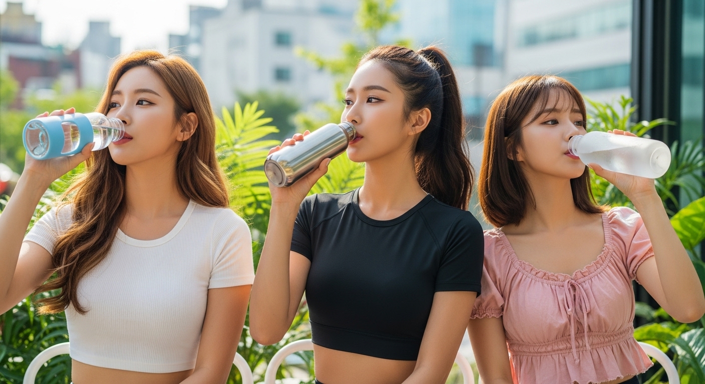 물 마시는 여인들