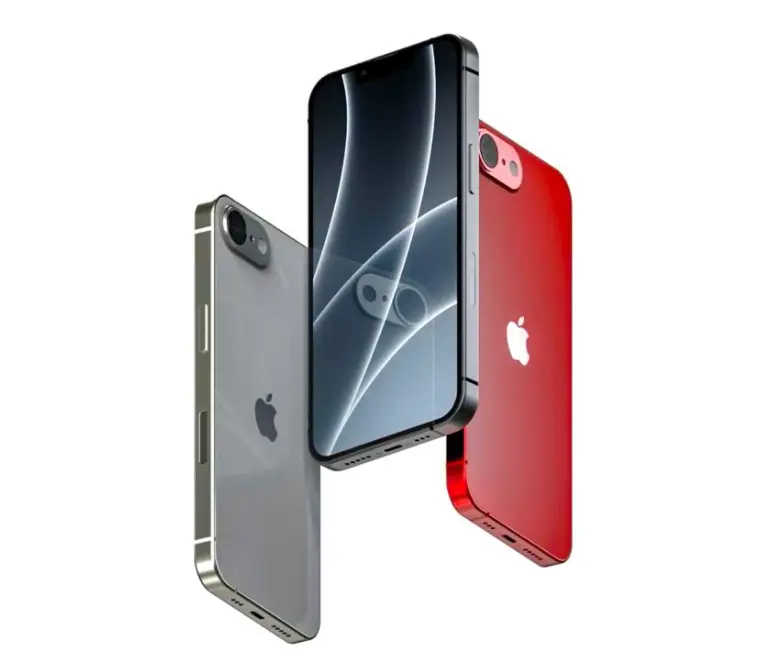 3가지-색상의-아이폰-SE4를-보여주는-사진