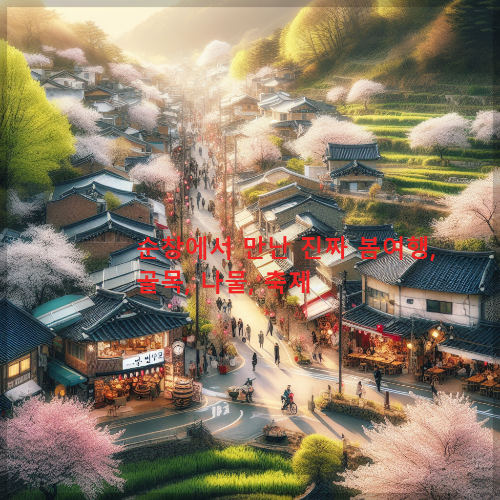 순창에서 만난 진짜 봄여행, 골목, 나물, 축제