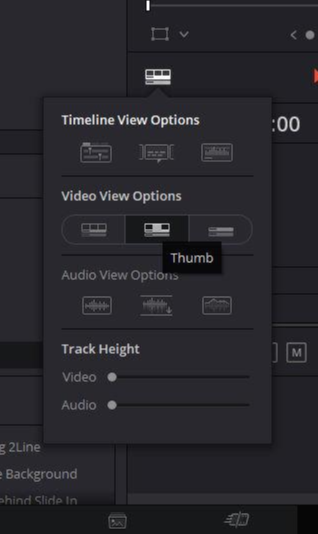 타임라인 보기 설정 1