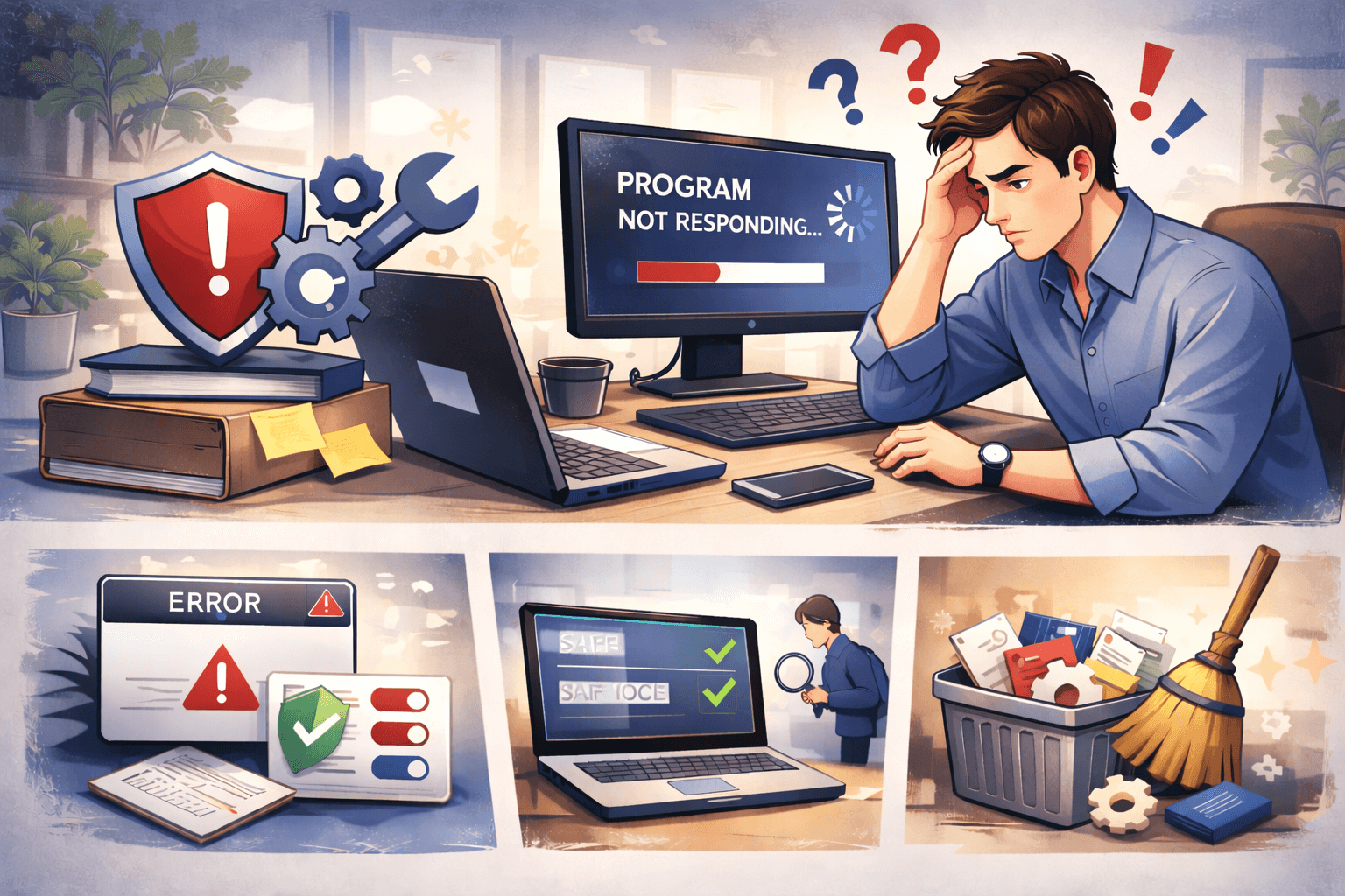 프로그램 설치는 되는데 실행이 안 될 때 점검 체크리스트