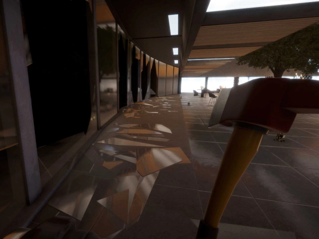 탈출 준비 모습