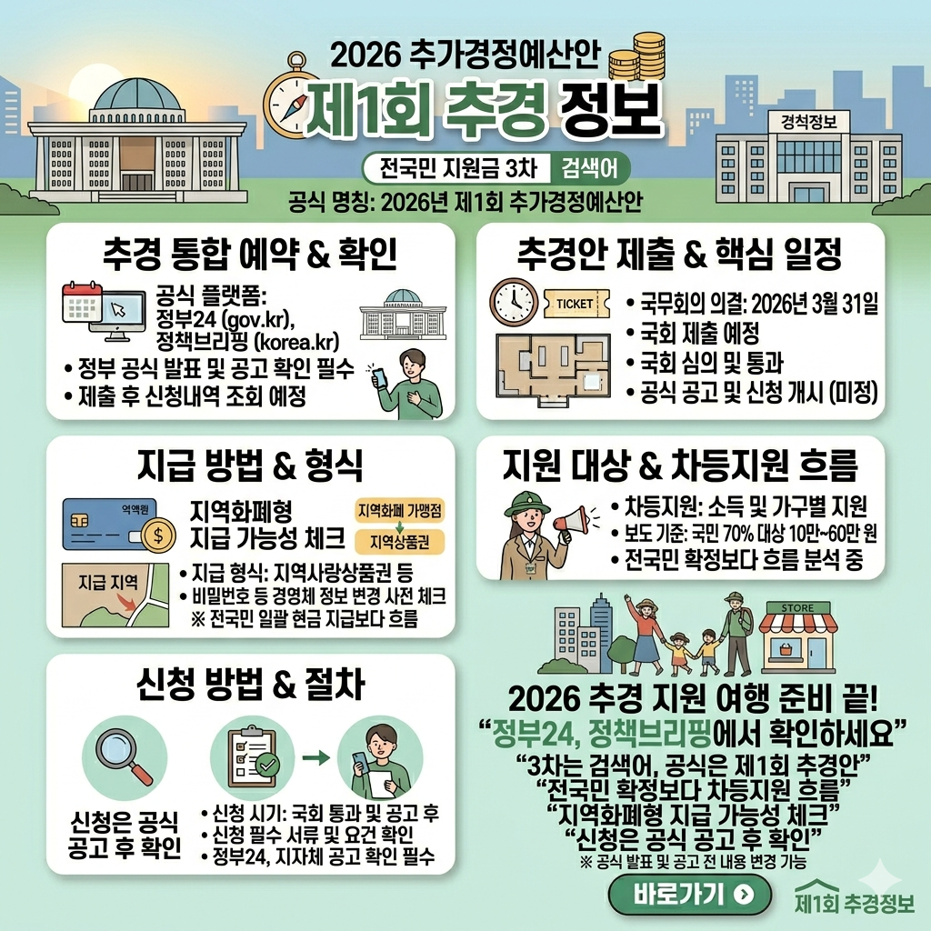 추경 전국민 지원금 3차 공식안 기준 대상, 일정, 신청 여부 인포그래픽