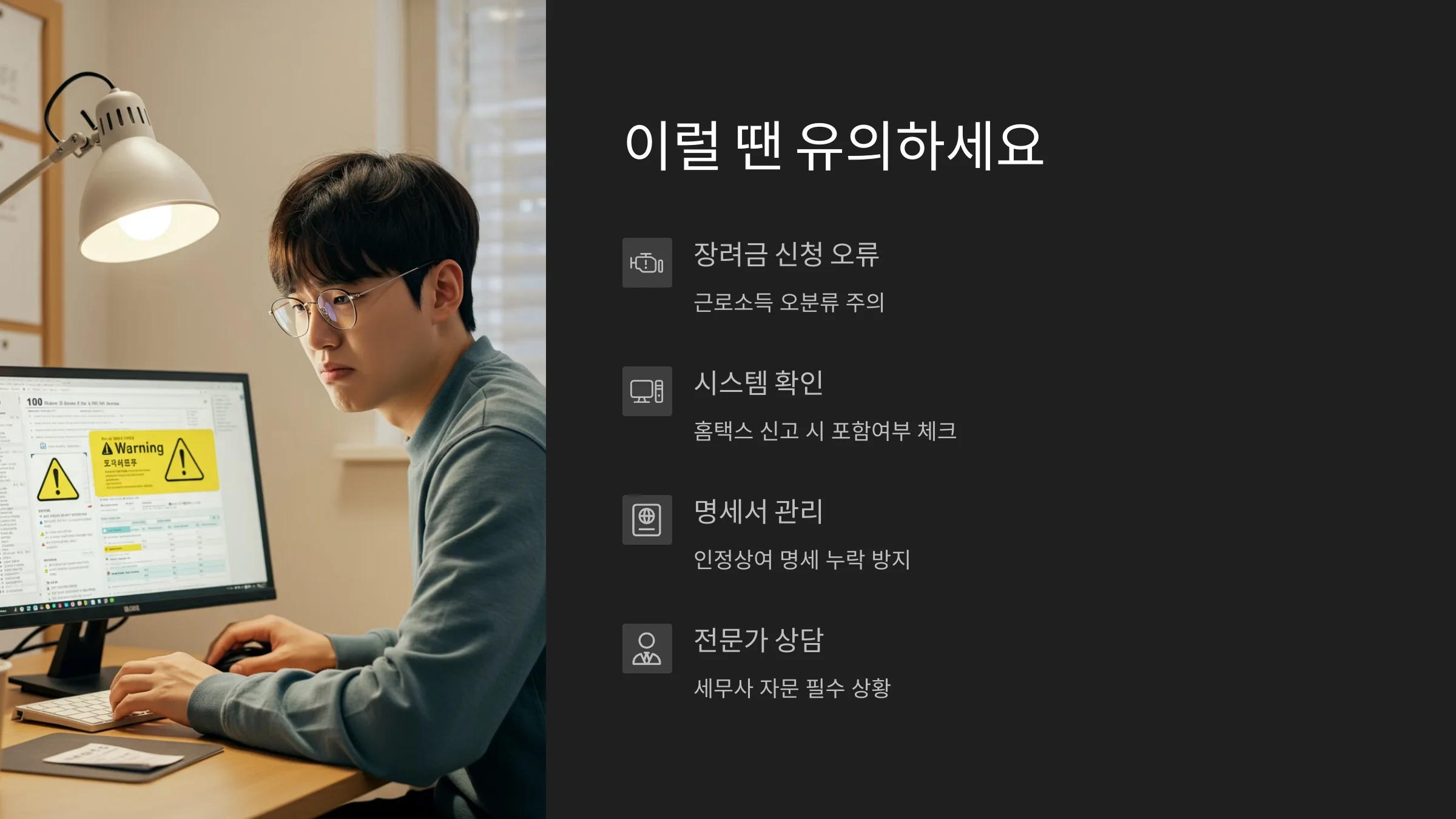 인정상여 처분받은 소득, 근로장려금 혜택