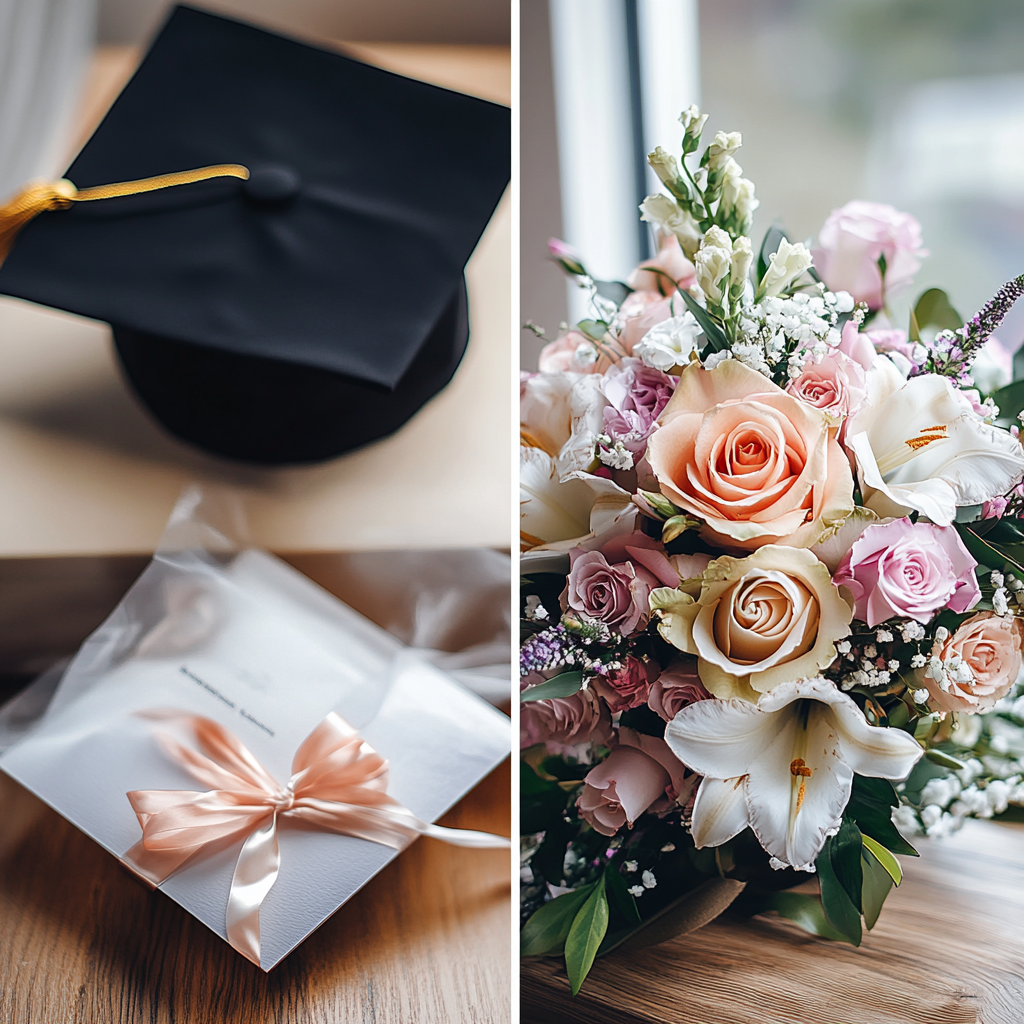 졸업식 꽃다발