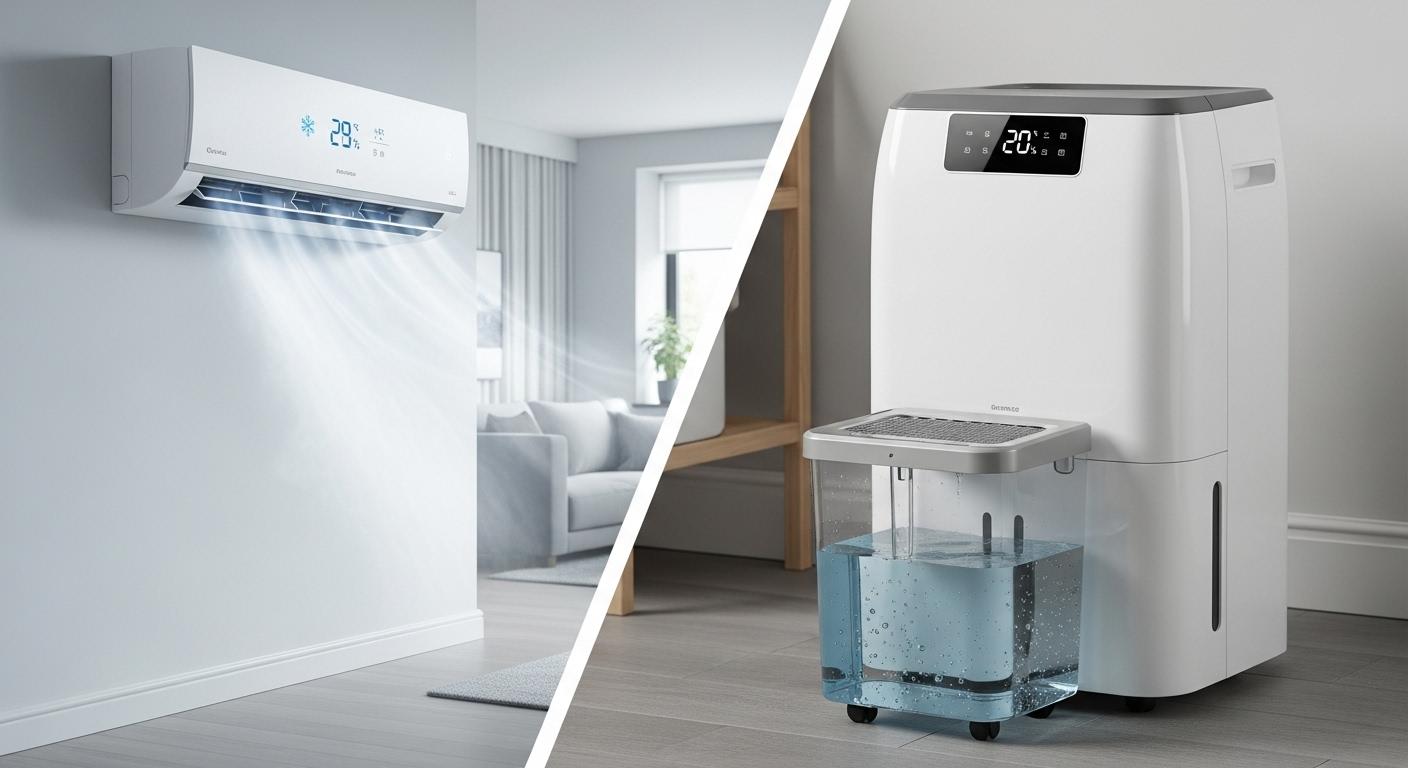 에어컨 제습기능과 제습기 비교