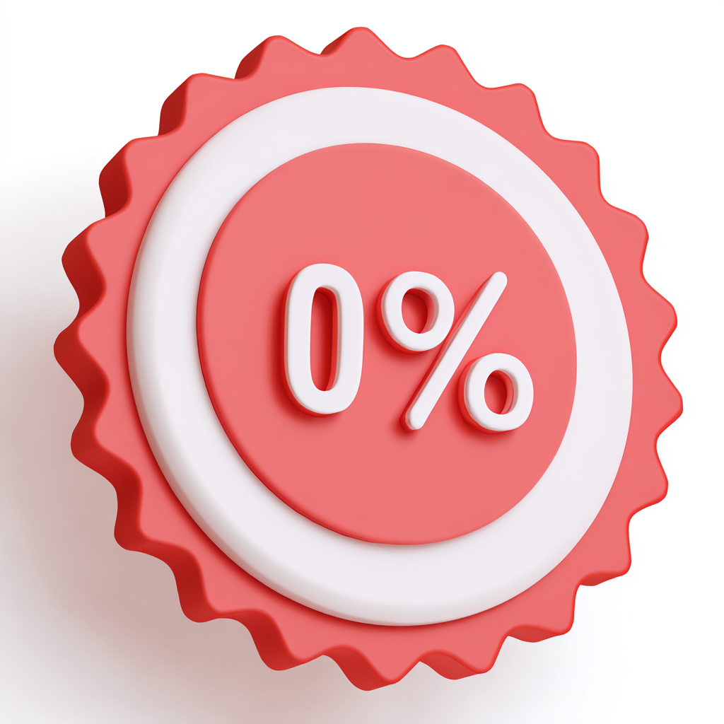 비과세종합저축 세금 0퍼센트 절세 강조 아이콘 이미지