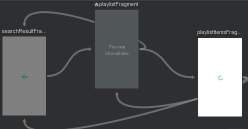 홈 화면 탐색 그래프