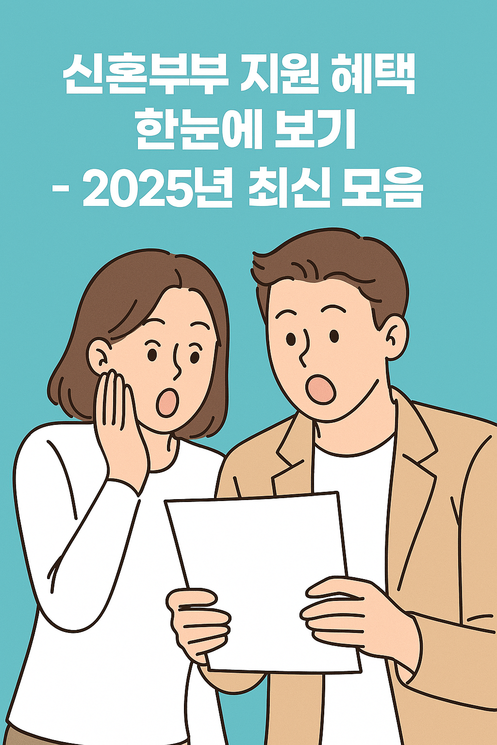 신혼부부 지원 혜택 한눈에 보기 – 2025년 최신 모음
