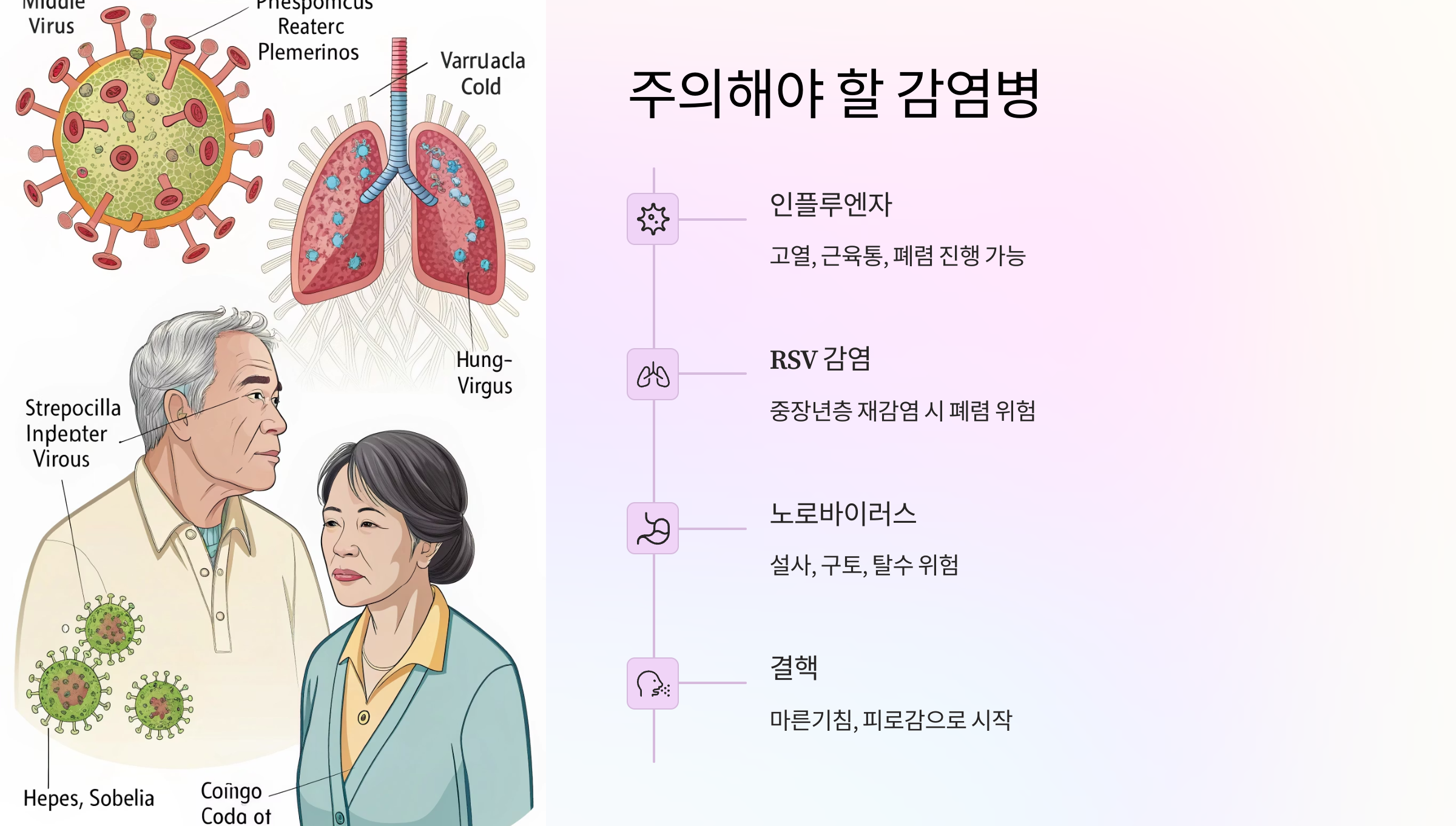 🧯 면역력 약한 중년이 주의해야 할 감염병