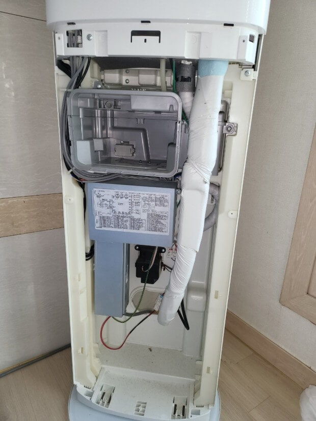 스탠드형 에어컨 청소 이미지