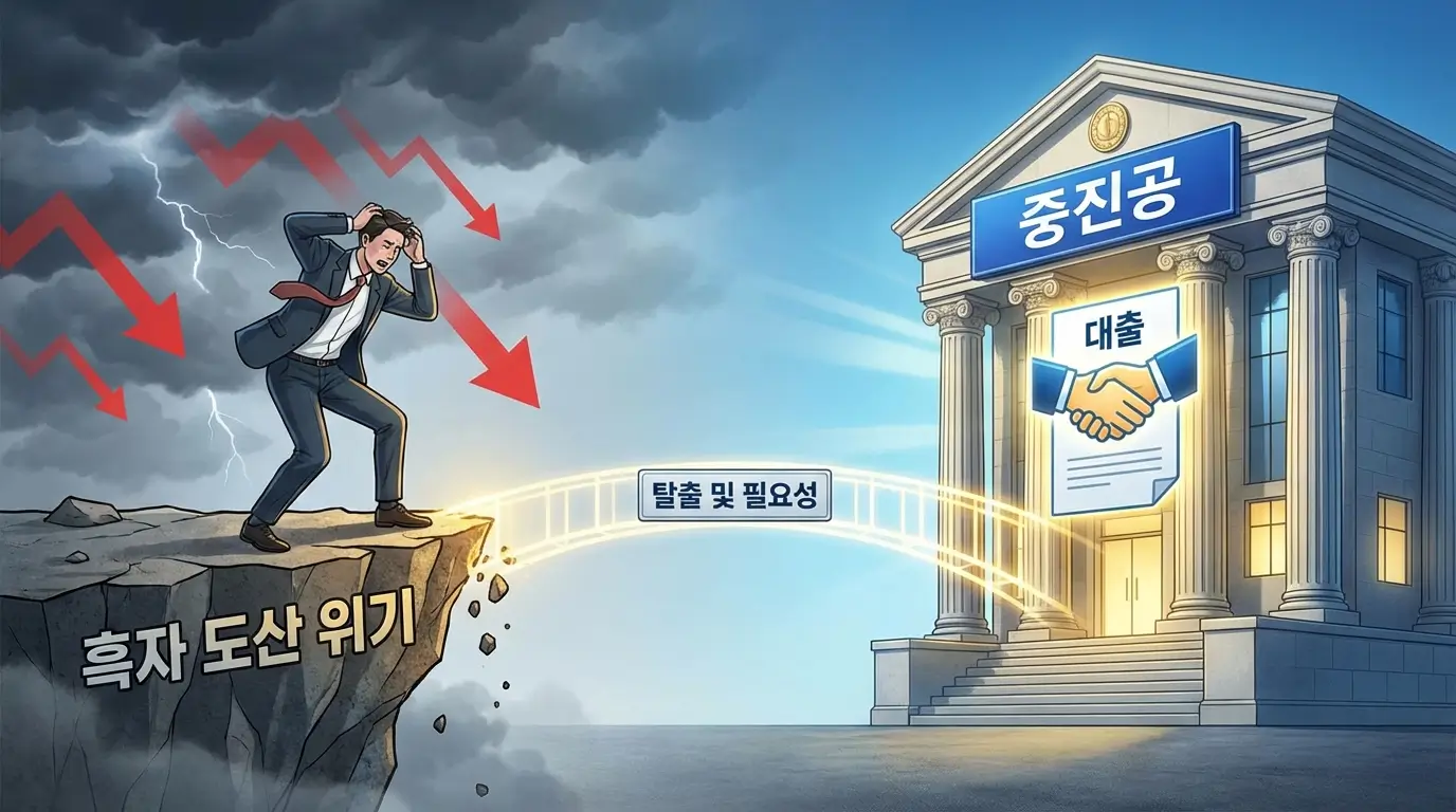흑자 도산 위기 탈출 및 중진공 대출 필요성