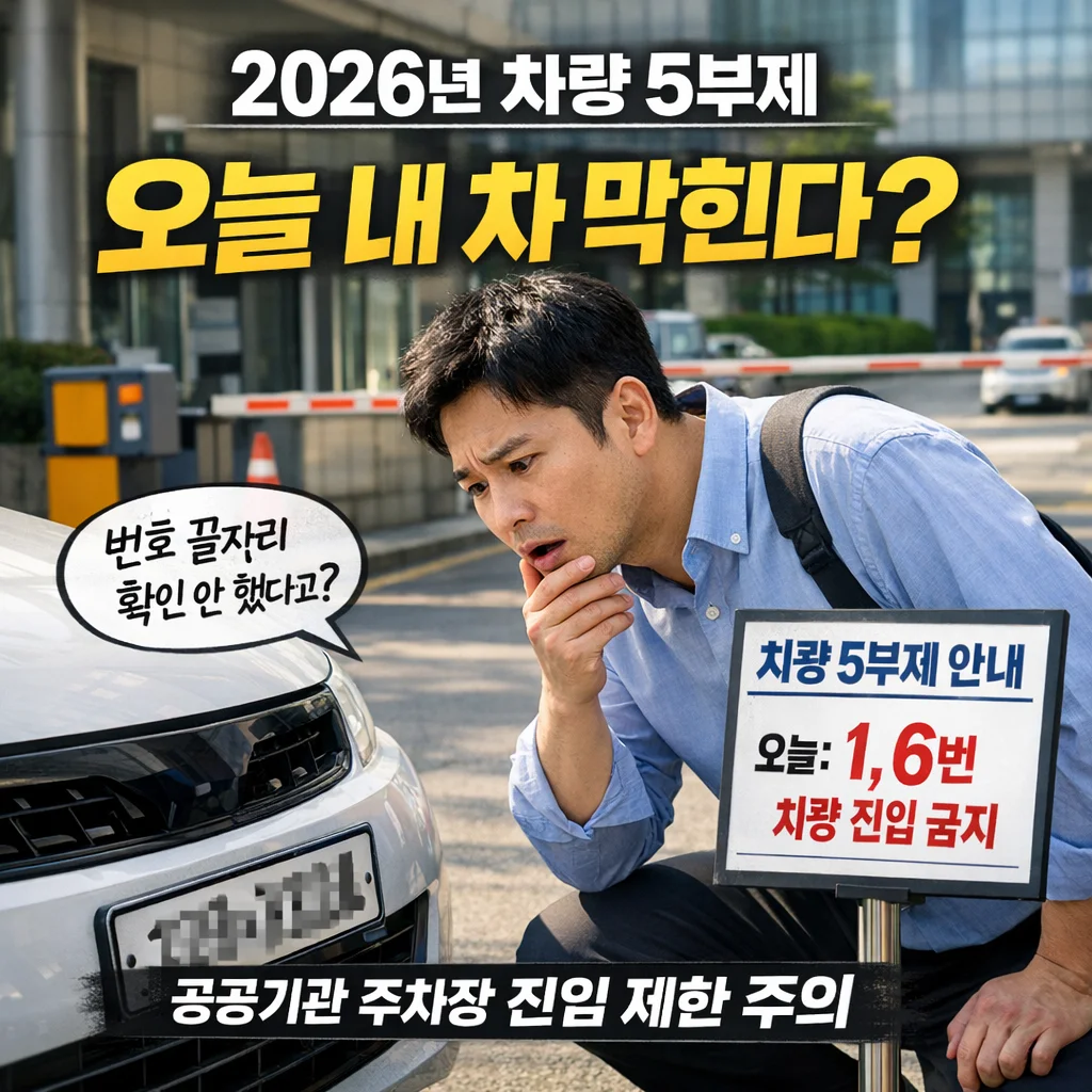 차량 5부제 의무 지역, 시행, 위반