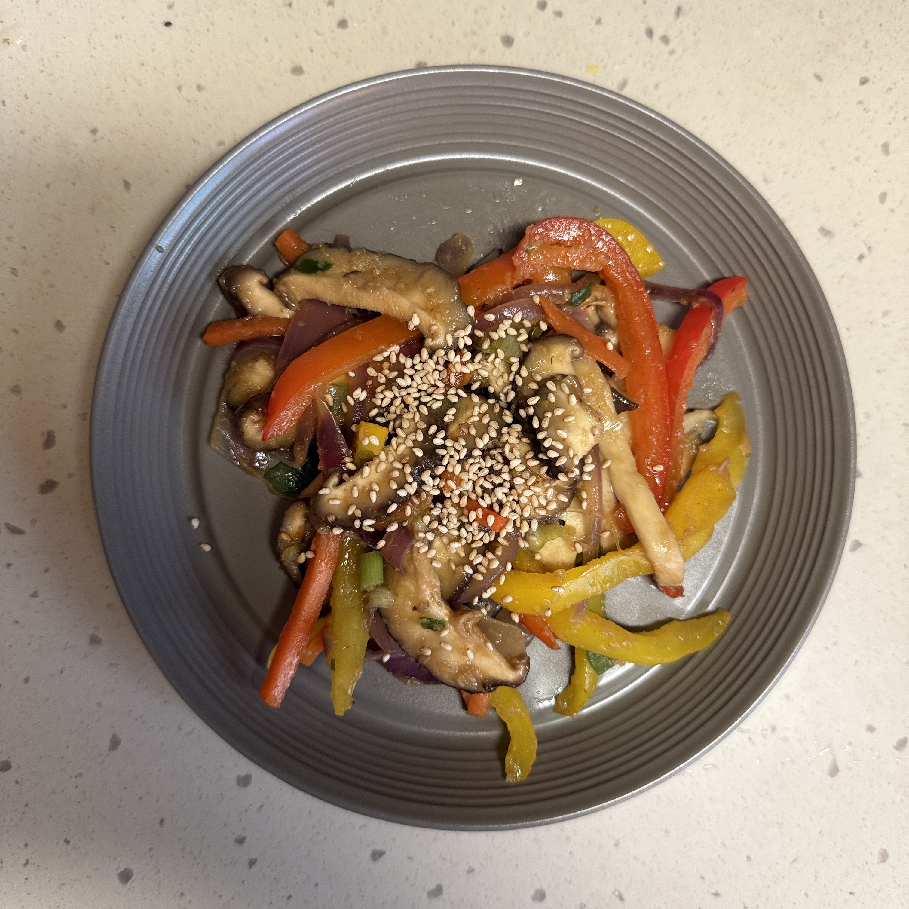 표고버섯 파프리카 볶음 레시피