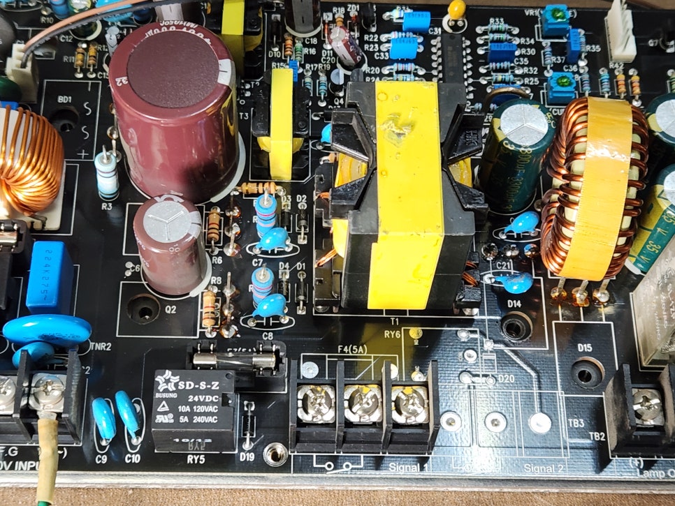 Mir Power Unit 소방수신기파워 P400-15L(r04) 정상 작동 수리 완료 by 메트영남