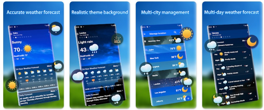 일기 예보앱 기능
