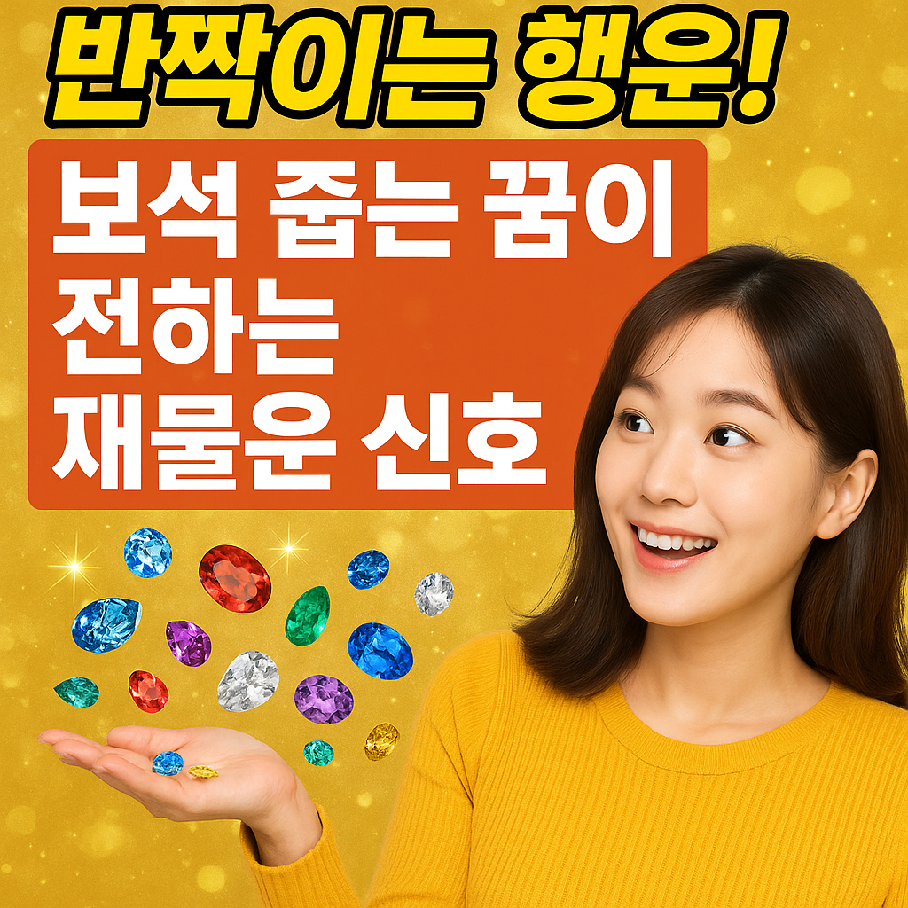 보석 줍는 꿈