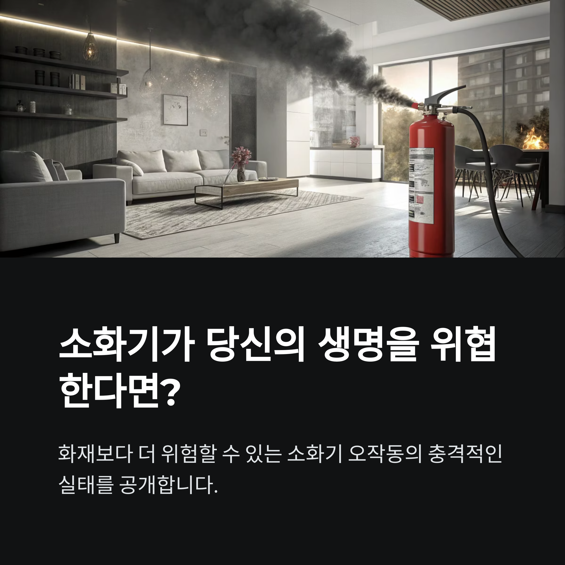 소화기 오작동