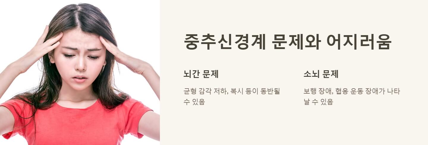 머리가 어지러운 증상