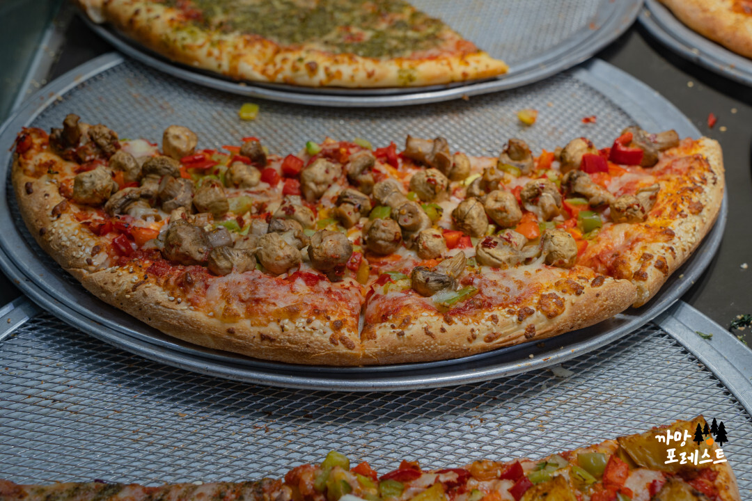 캐나다 밴쿠버 거리 피자