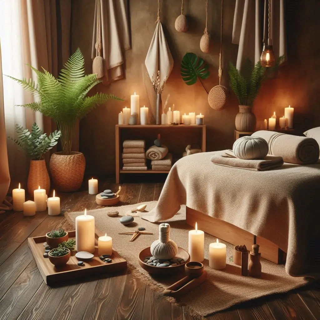 피부,체형관리 샵 배경