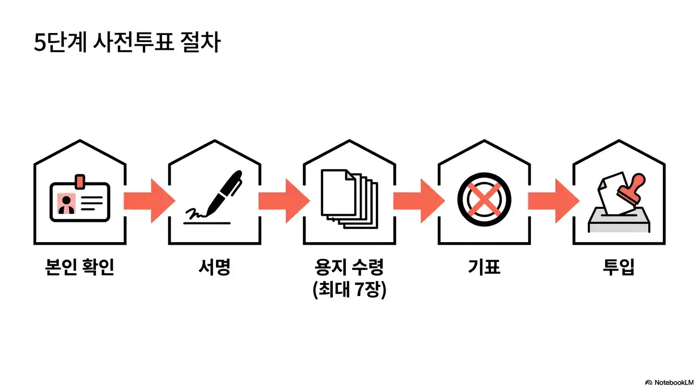 사전투표 5단계 절차