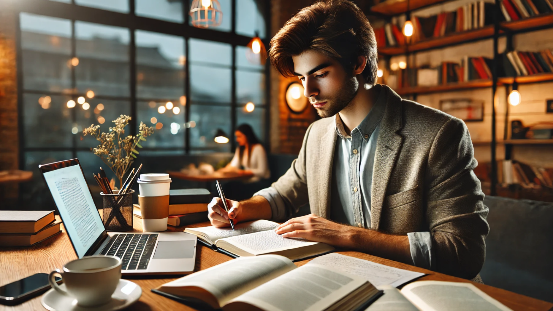 공부하고 있는 사진