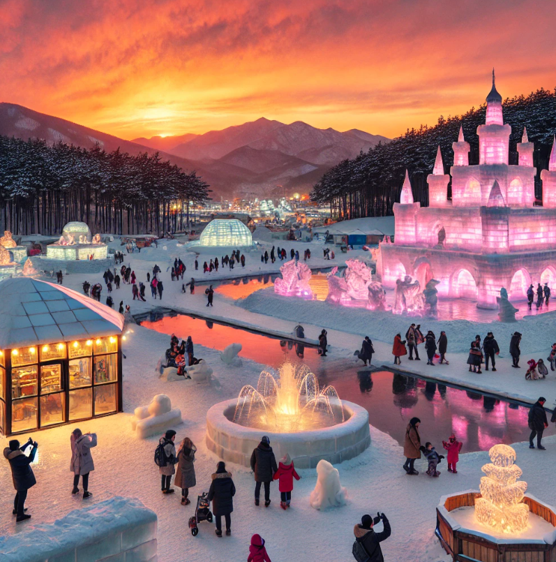 청양 알프스 얼음축제