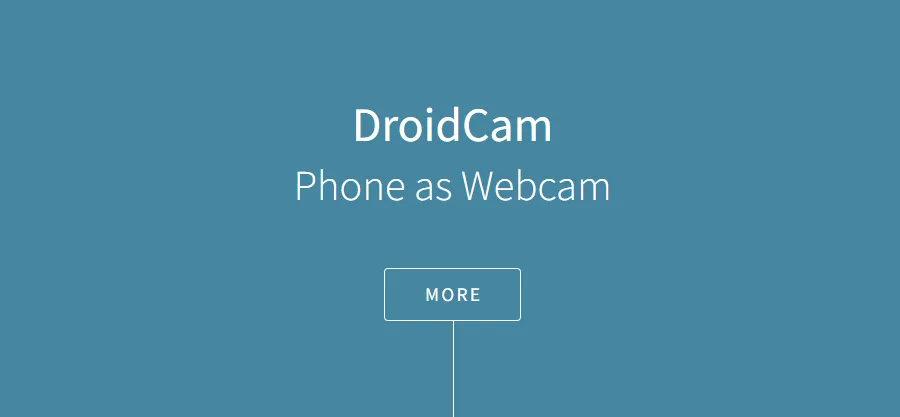 스마트폰을 PC 웹캠으로 DroidCam