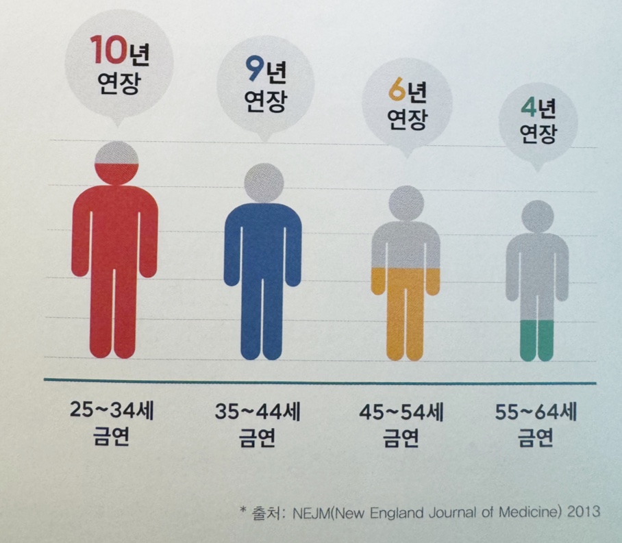 금연의 수명연장 효과
