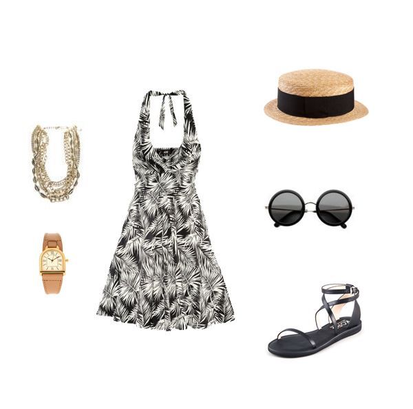 비치웨어와 액세서리 이미지