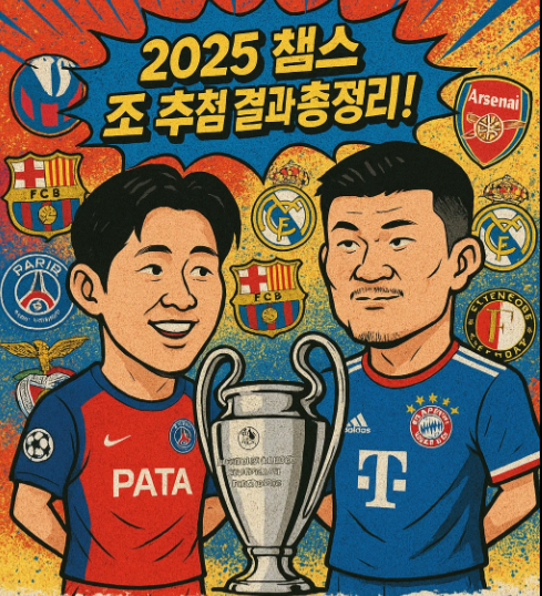 2025–26 챔피언스리그 조 추첨 결과 총정리
