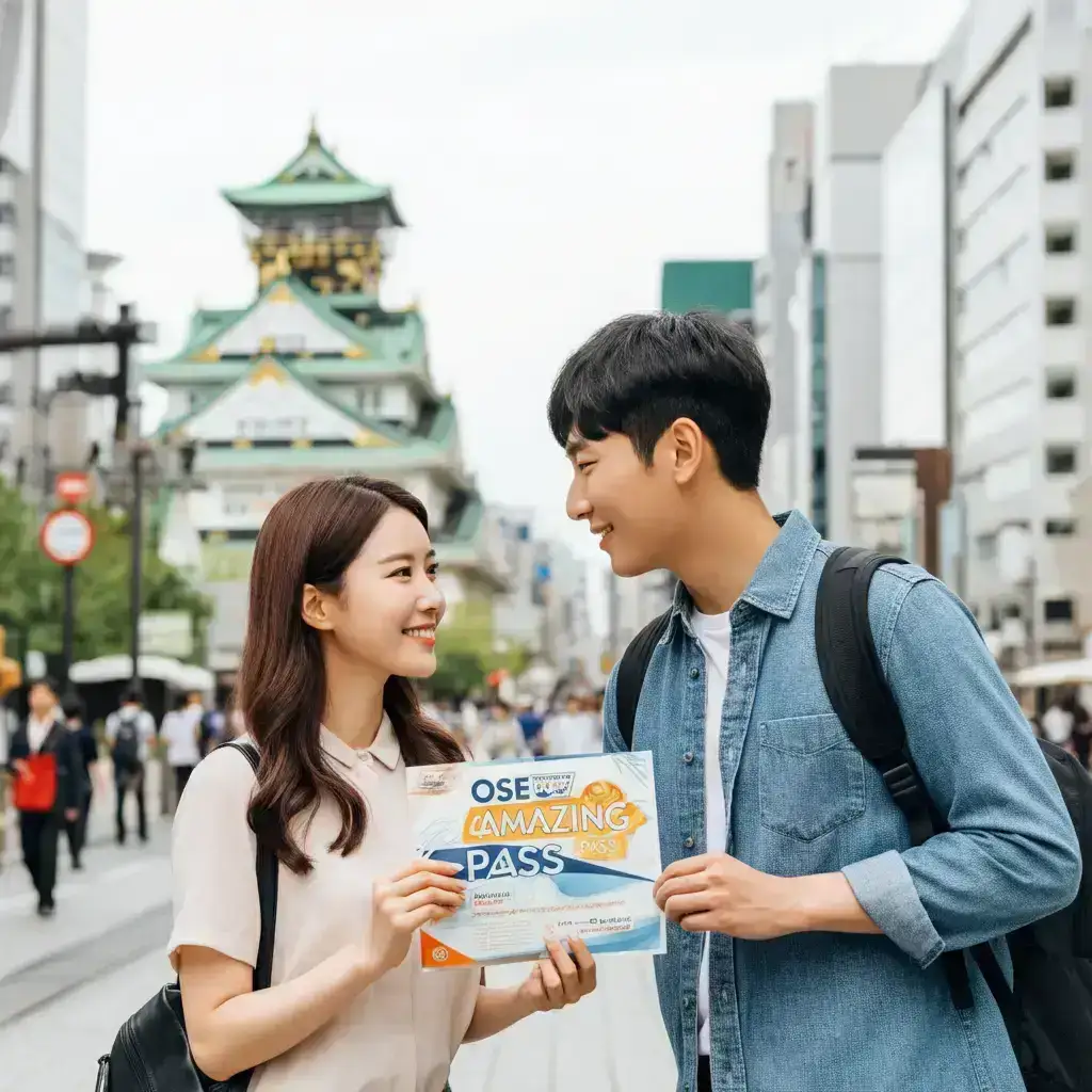 오사카 주유패스 2일권 가족 투어