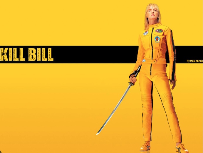 영화 속 노랑+검정 킬빌
