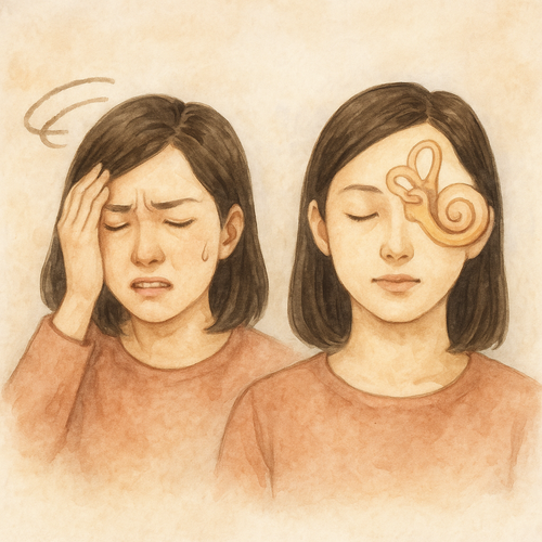 이석증-메니에르병-차이점