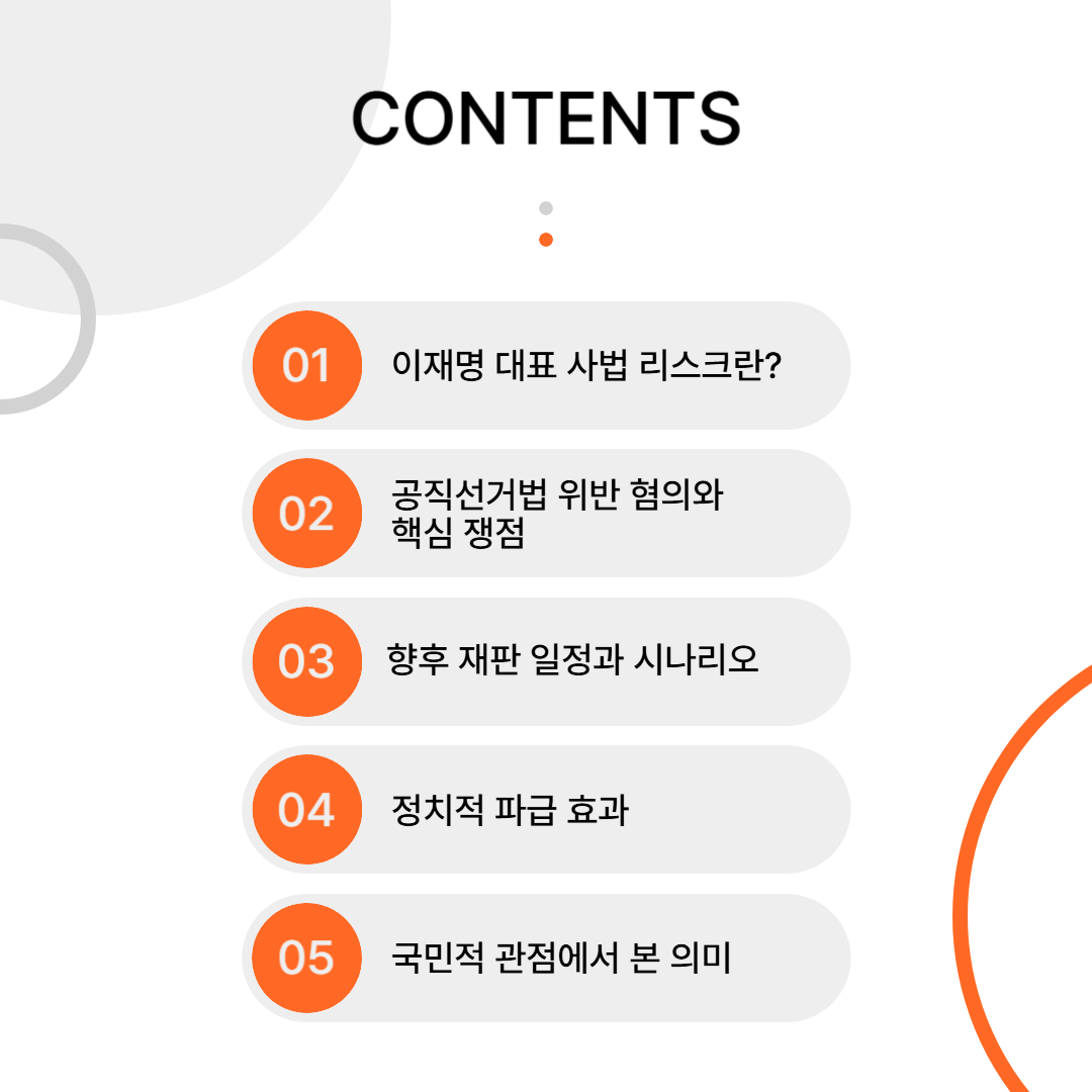 이재명 대표 사법 리스크