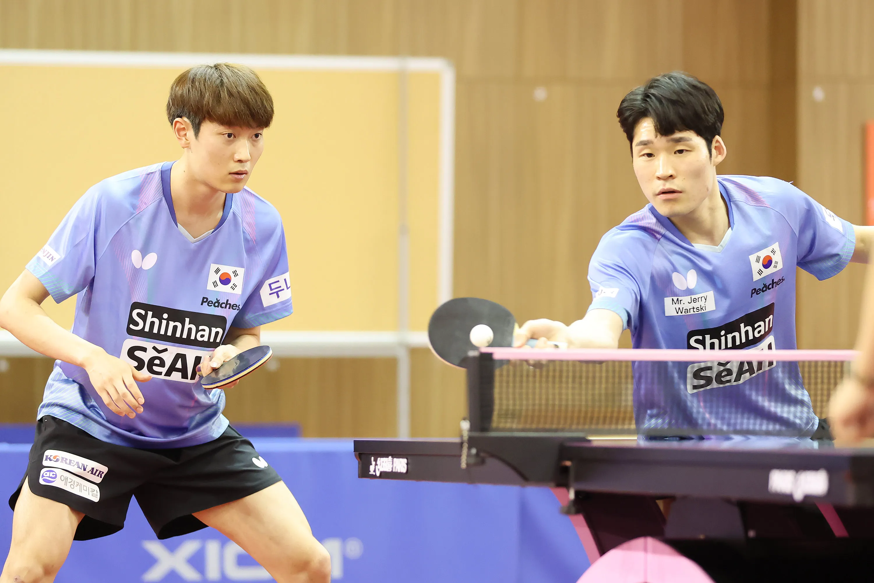 남자 탁구 복식조