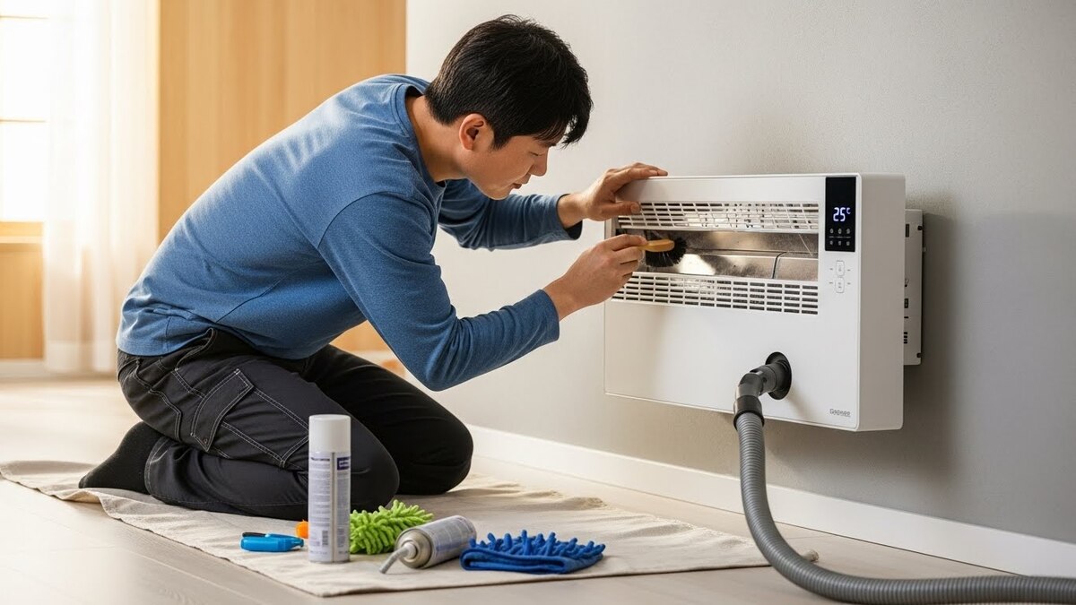 겨울 인테리어 난방기 주변 청소, 화재&middot;먼지 예방 포인트