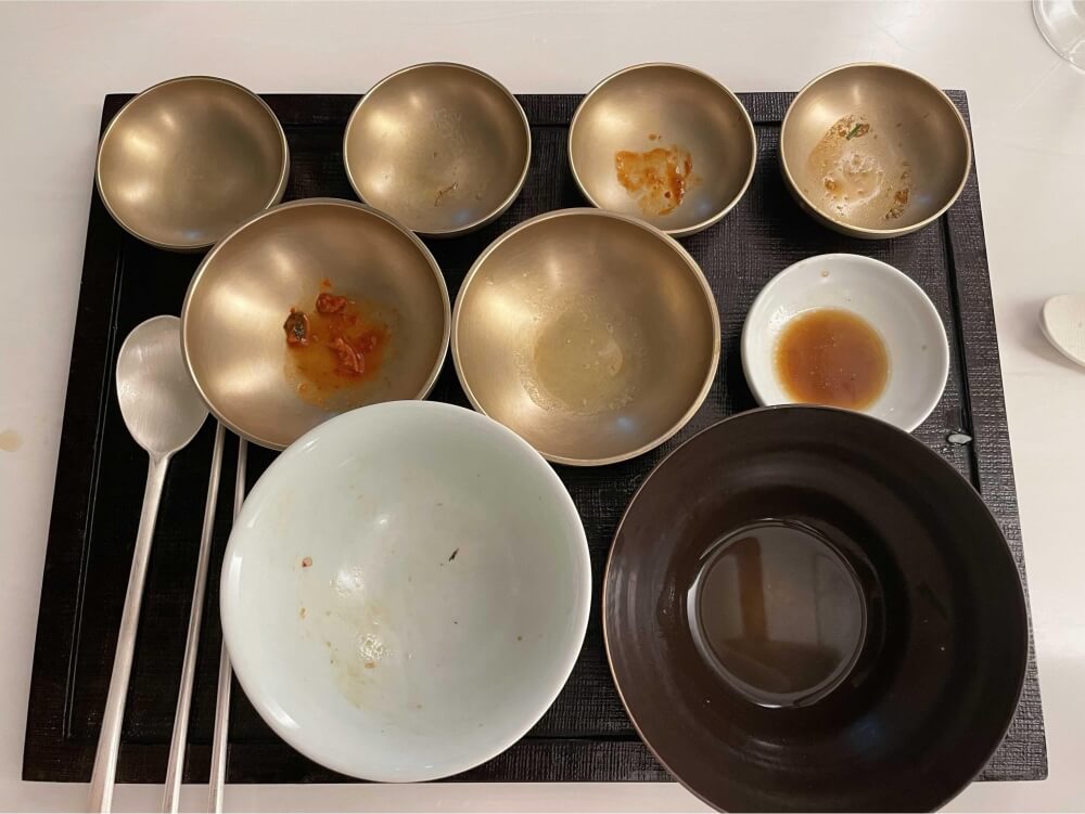 미쉐린 3스타 가온 - 싹비운 진지상