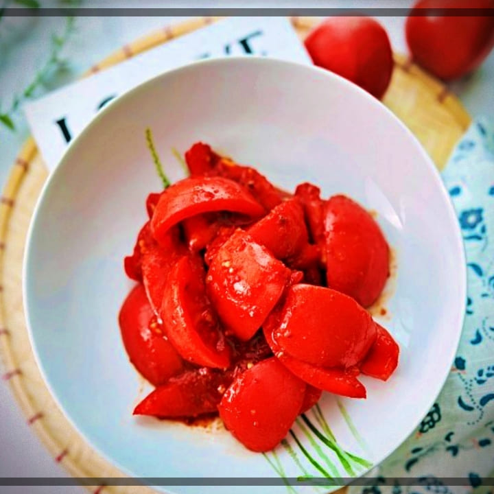 전현무-토마토무침-완성