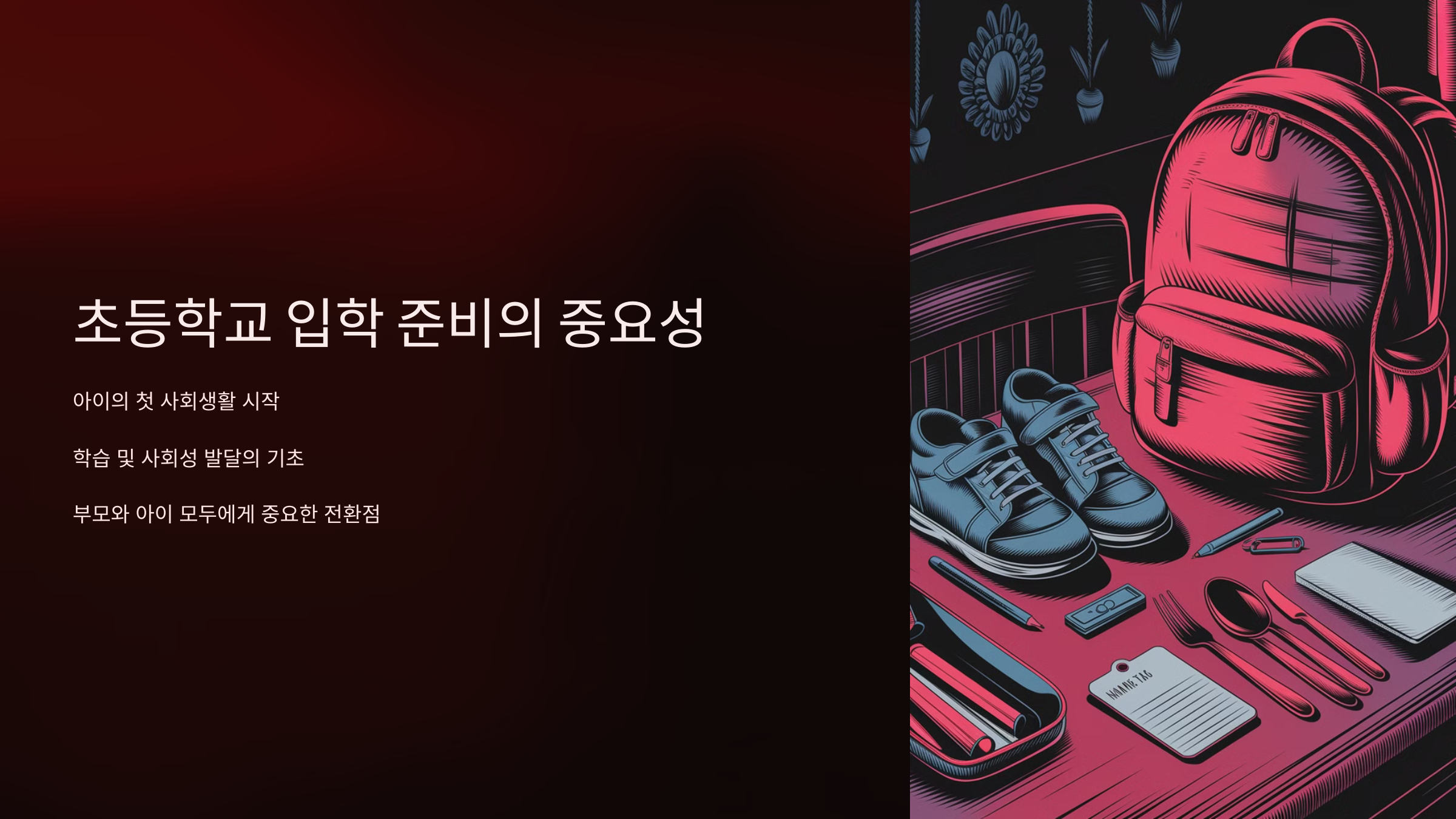 입학 준비 체크리스트