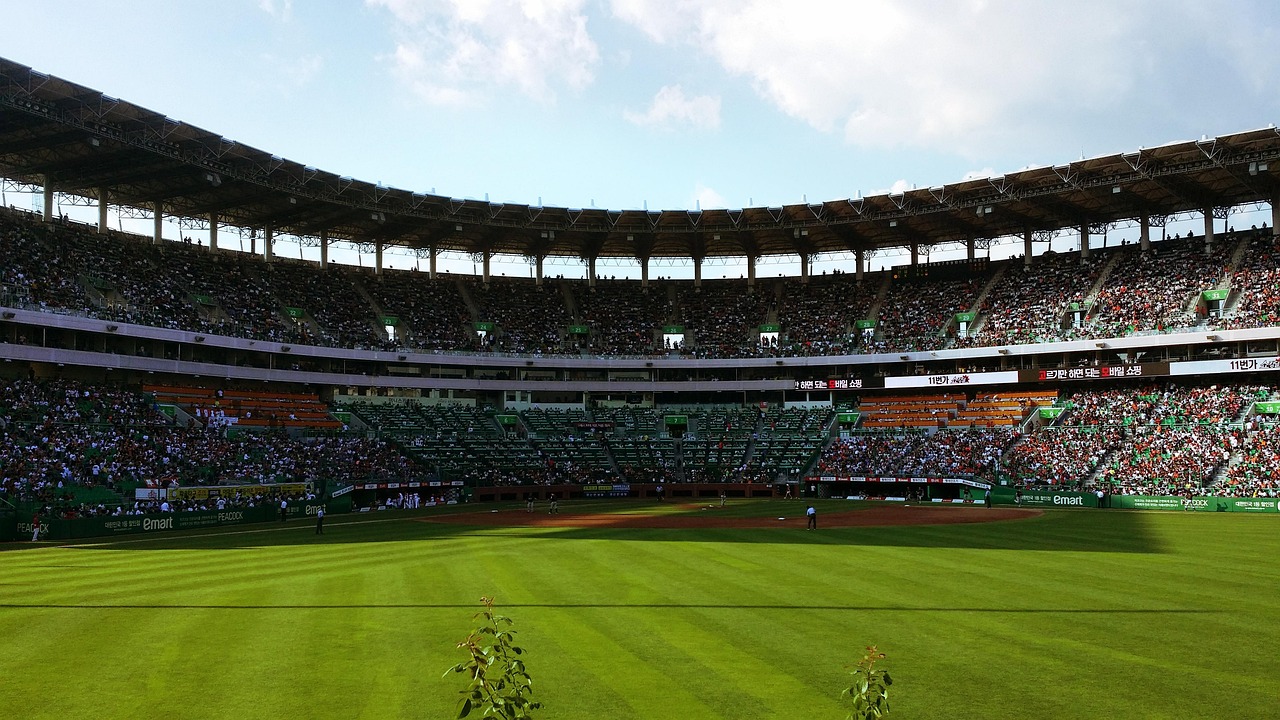 인천 문학야구장 전경 사진