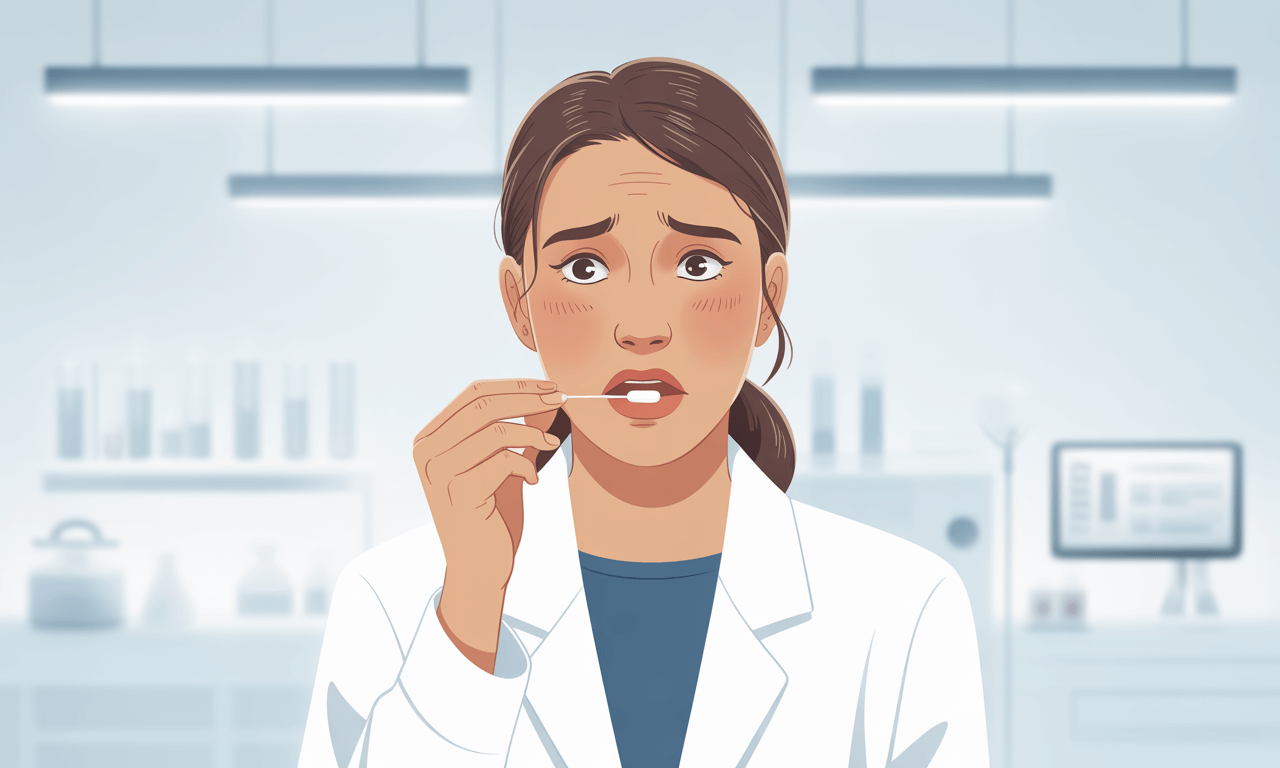 구안와사-전조증상-구별법-입에-음식을-넣는-모습