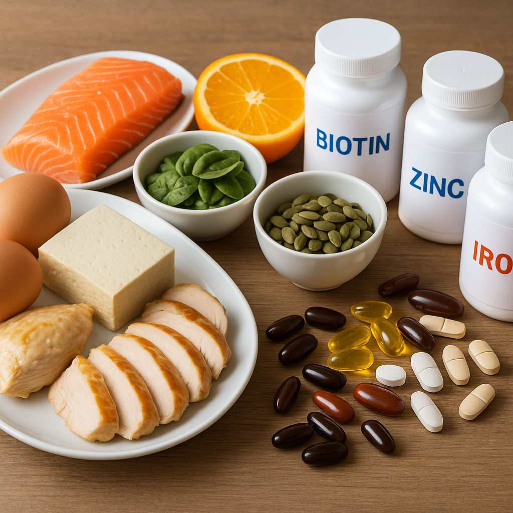 초기 탈모에 좋은 음식 & 영양제