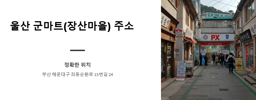 울산 군마트 영업시간