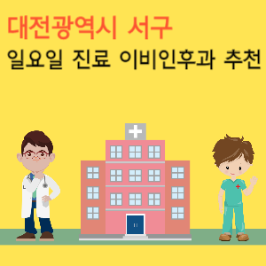 대전 서구 일요일 진료 이비인후과 추천