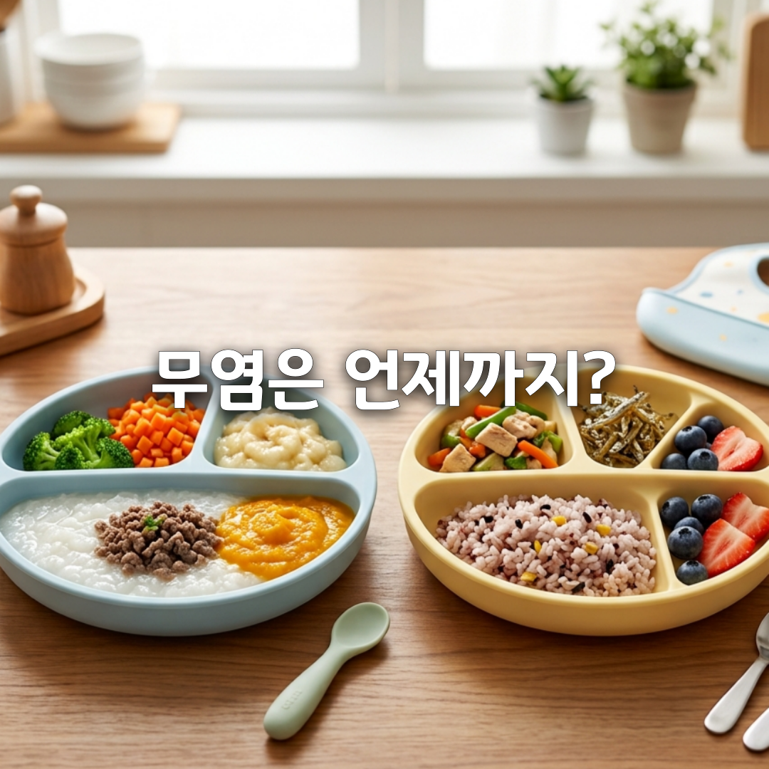 아기 간 언제부터 무염 이유식→저염 유아식 전환 시기 총정리🥣