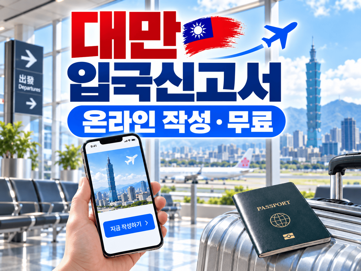 대만 입국신고서 작성 대표 이미지