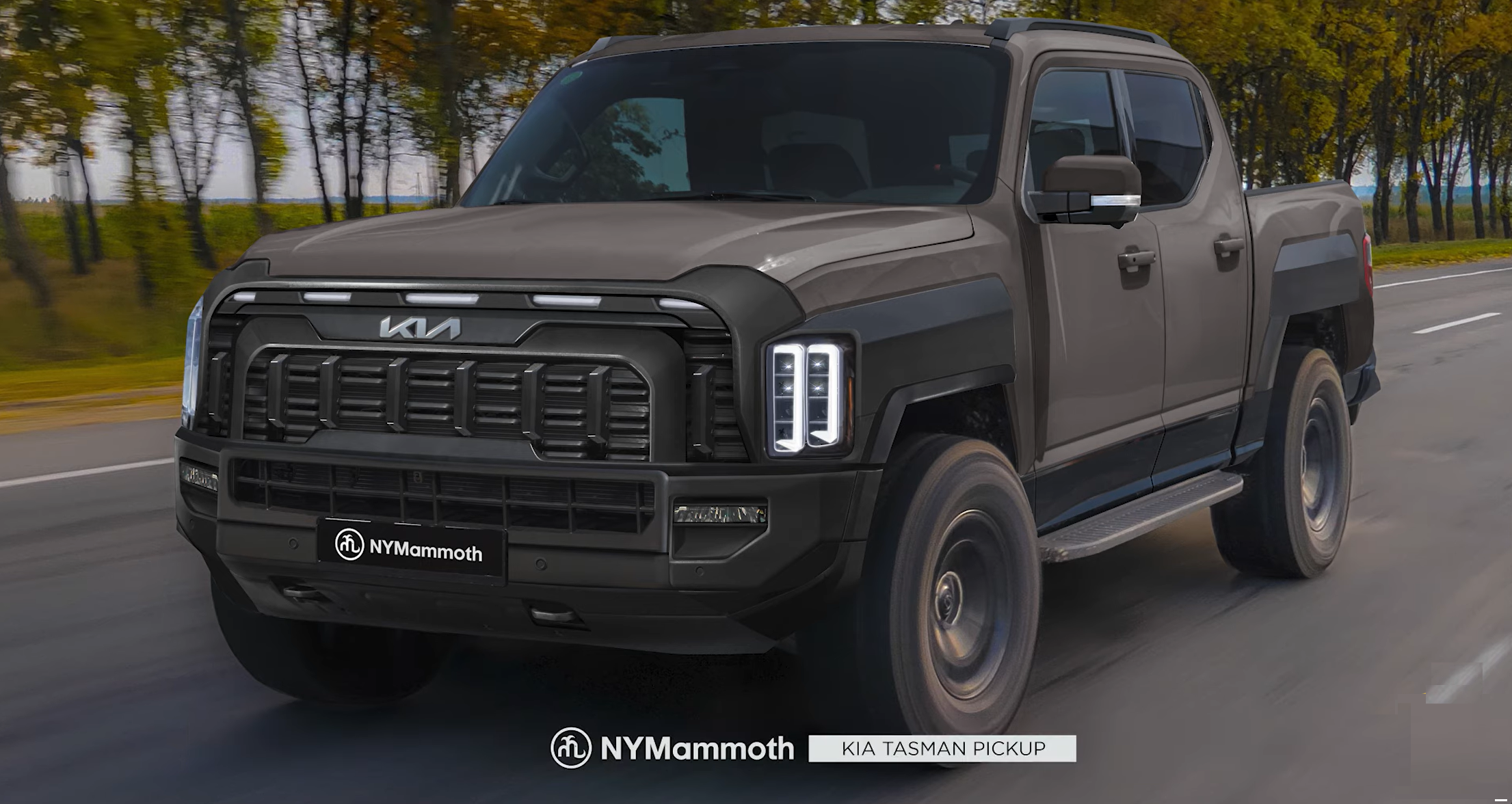 기아 프레임바디 픽업트럭 타스만 예상도