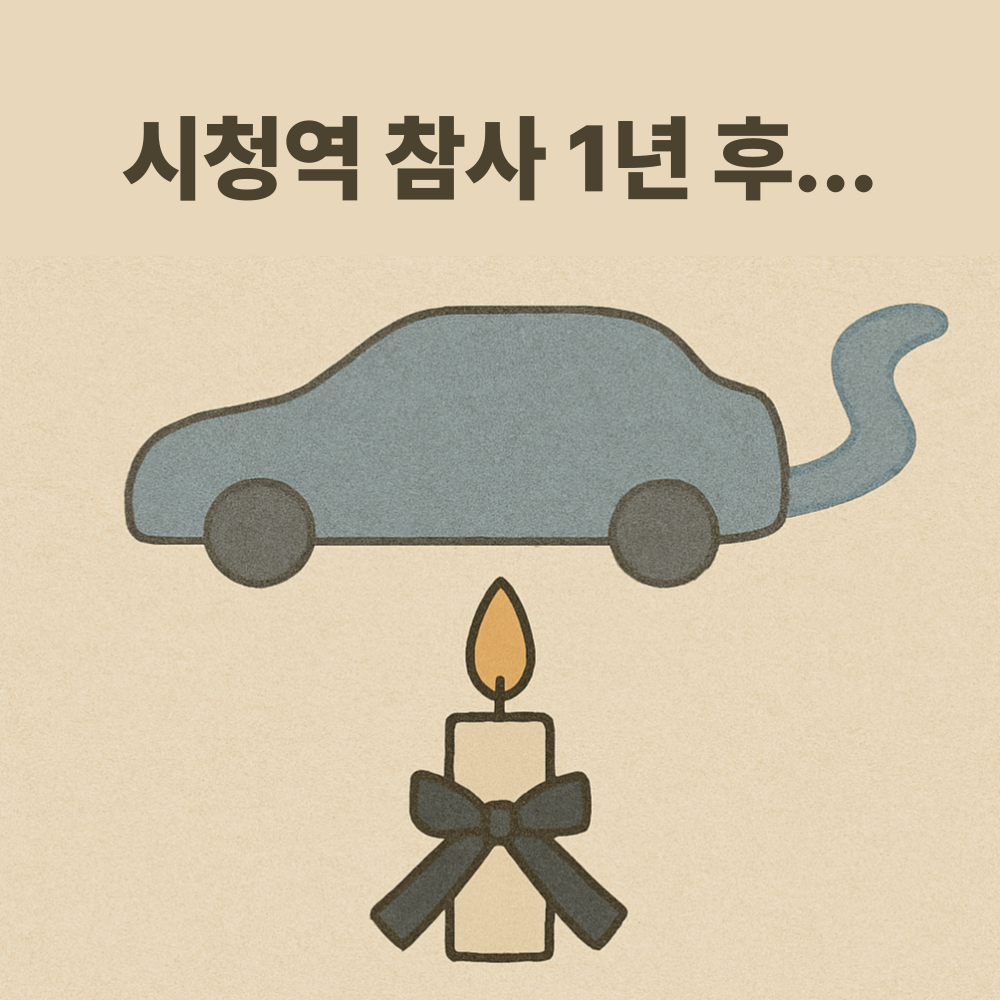 1년이 흘렀지만, 참사의 기억과 교훈은 여전히 우리 곁에 남아있습니다.